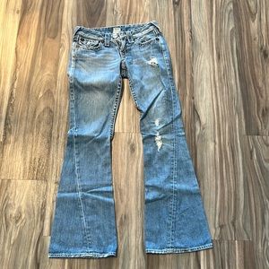 Low rise True Religion flared Jeans